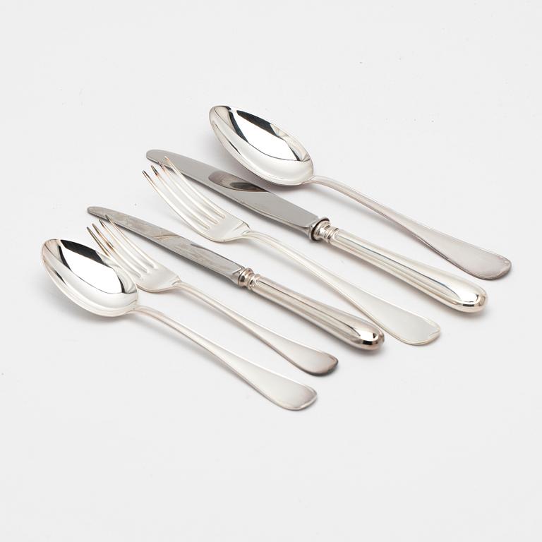 Cutlery service, 72 pieces, "Svensk", GAB, 1980-1989, Sweden.