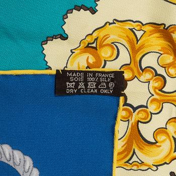 Hermès, scarf, "Cuivreries".