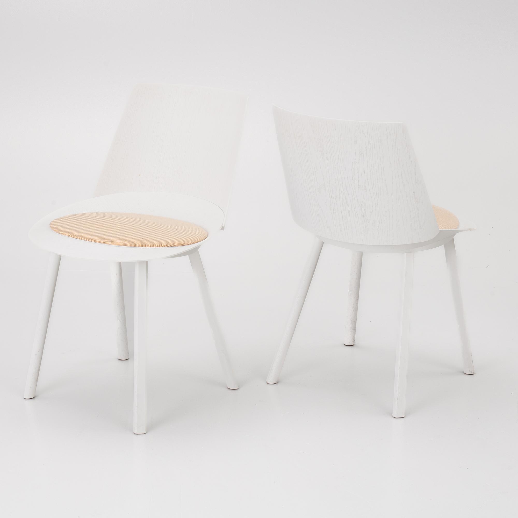 Stefan Diez, chairs, 8 pieces, “Houdini”, E15, 2000s.