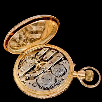 FICKUR, 18 k, 1900-talets första hälft, total vikt 40 g.