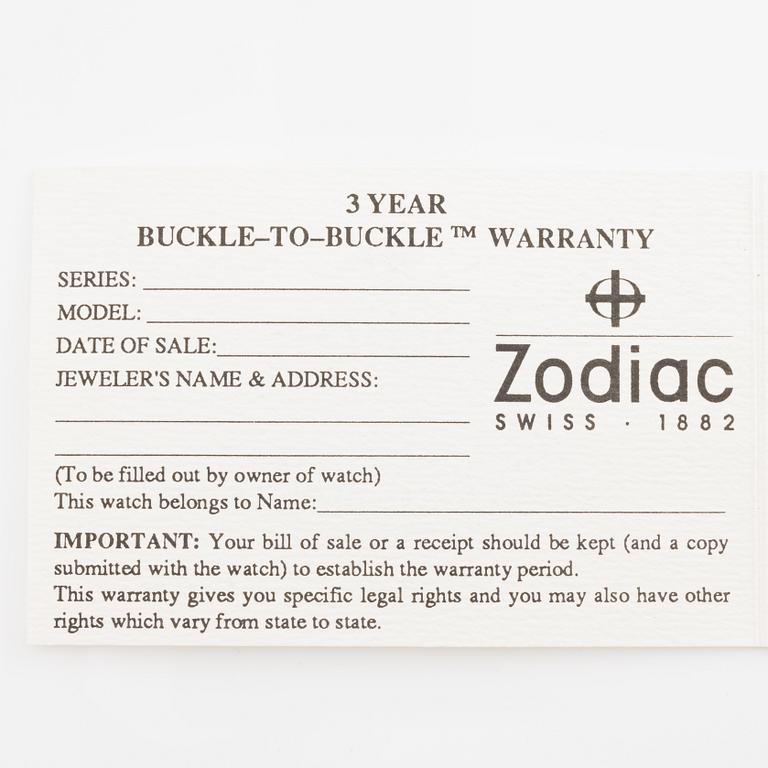 Zodiac, Super SeaWolf, "Buzzsaw", armbandsur, 41 mm.