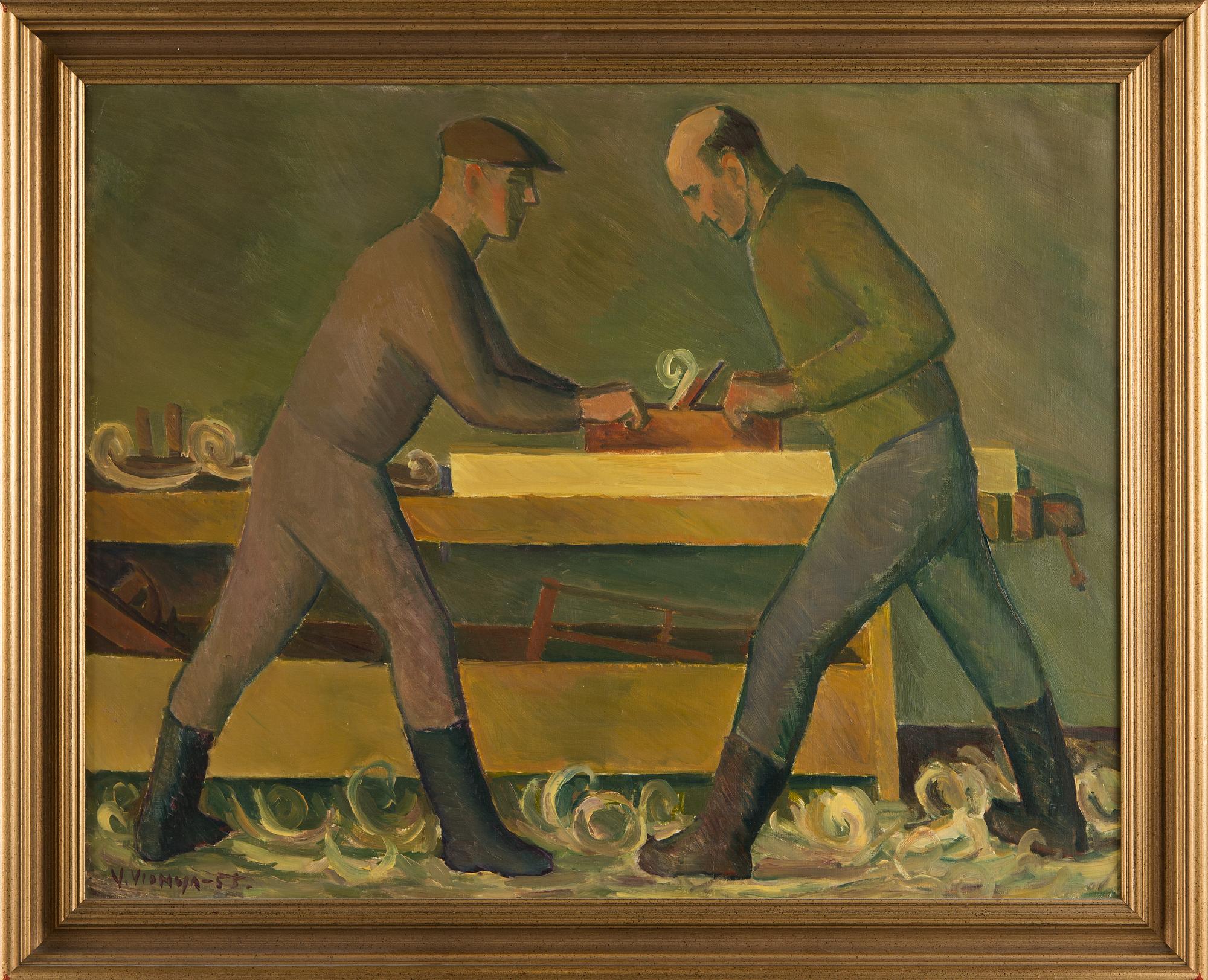 Veikko Vionoja, "Höylääjät" (Planers).