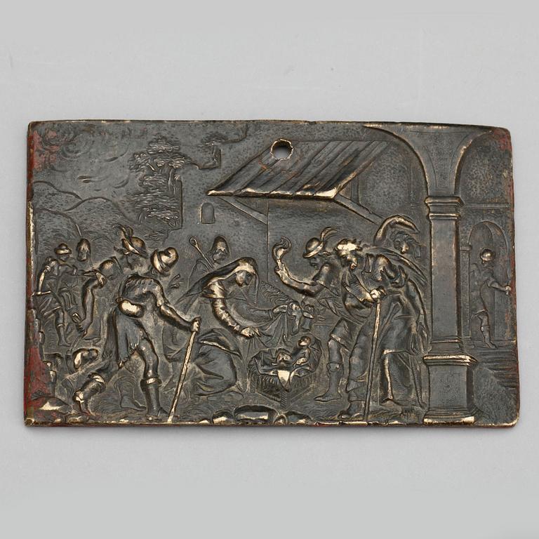 RELIEF, brons, 1600/1700-tal.