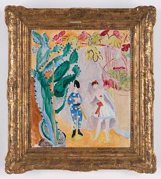 Sigrid Hjertén, "Harlequin och Columbine".