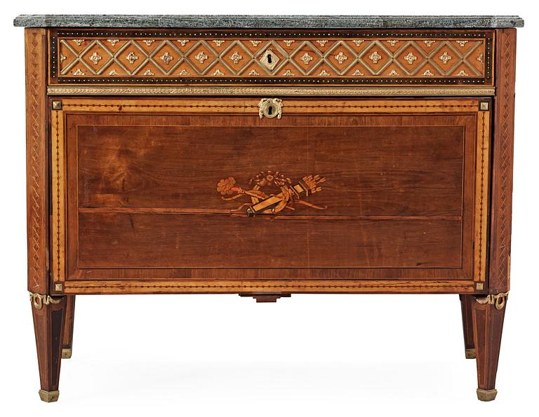 A Gustavian commode by N. P. Stenström, not signed.