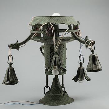 TAKLAMPA, jugendstil, 1900-talets första hälft.