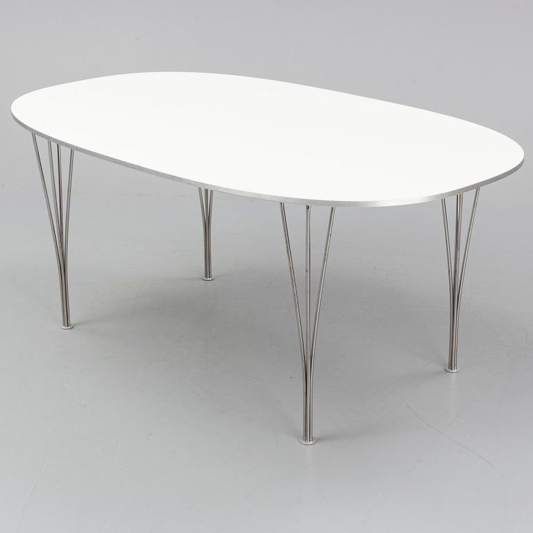 BRUNO MATHSSON & PIET HEIN, 'Supperellips' table. Fritz Hansen, Denmark.