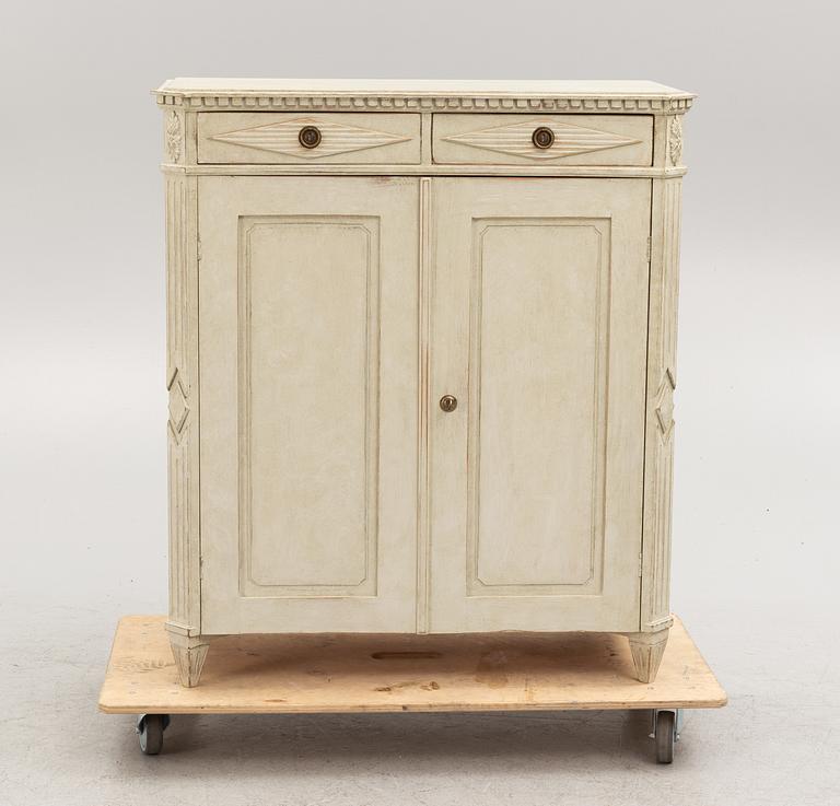 A Gustavian Style Cabinet, 19th Century.