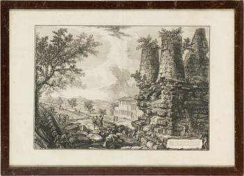 Giovanni Battista Piranesi, etsning.