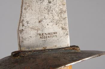 HUGGARE, märkt G E Svalling, Rosenfors, 1800-tal.