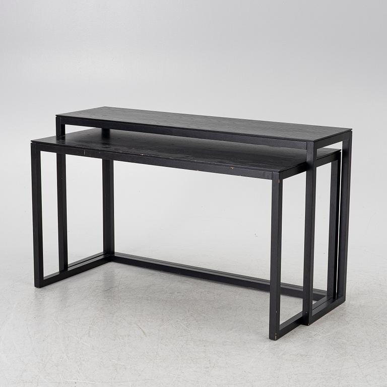Ulla Christansson, desk and side table, "Trio", Karl Andersson & Söner, Huskvarna.