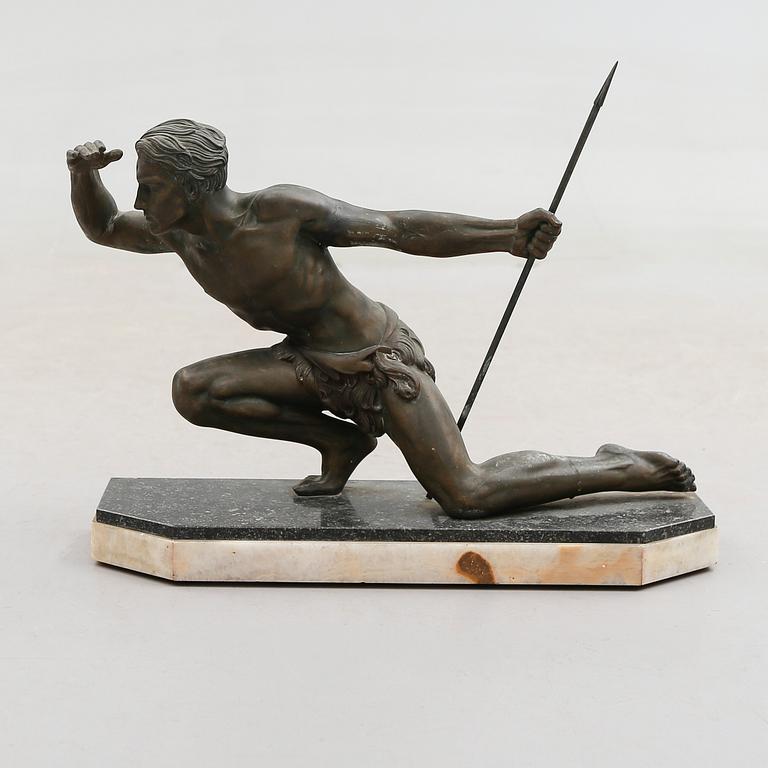 SKULPTUR, bronserad metall, 1900-tal.