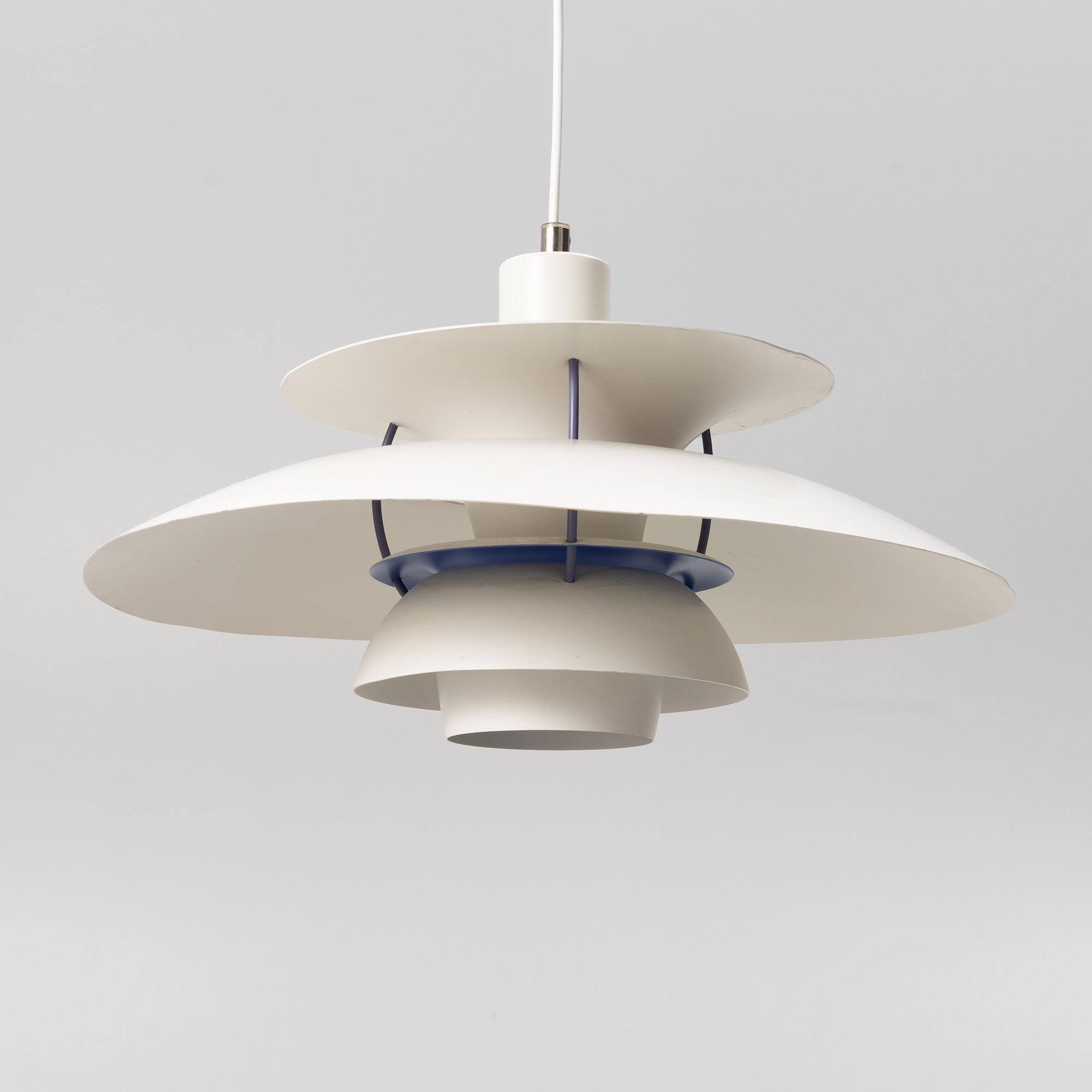 Poul Henningsen, a 'PH 5' ceiling lamp, Louis Poulsen, Denmark.