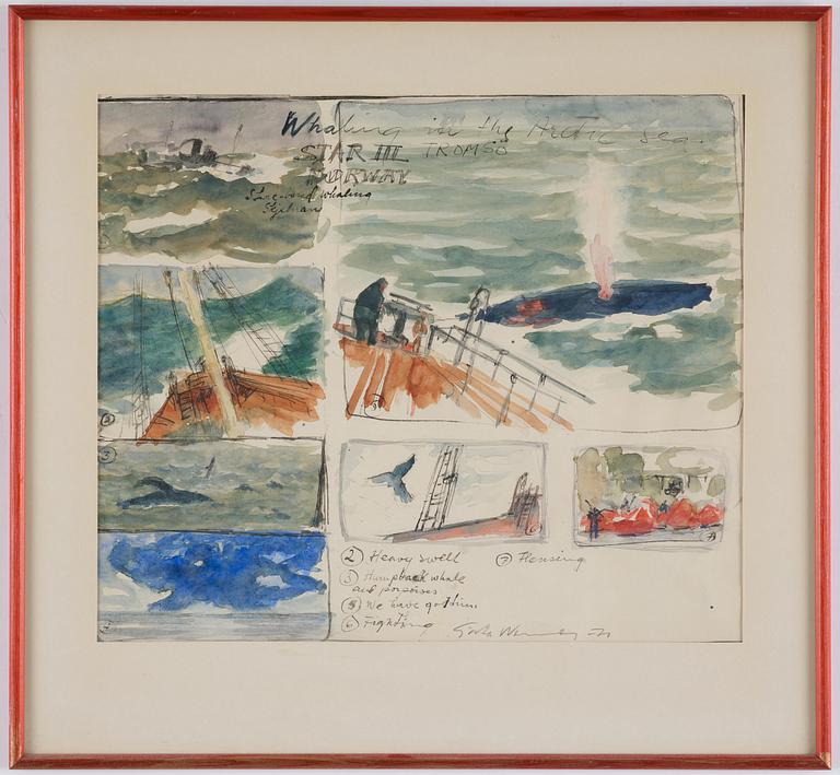 Gösta Werner, "Valfångst".