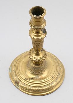 LJUSSTAKE, brons, 1600-tal.