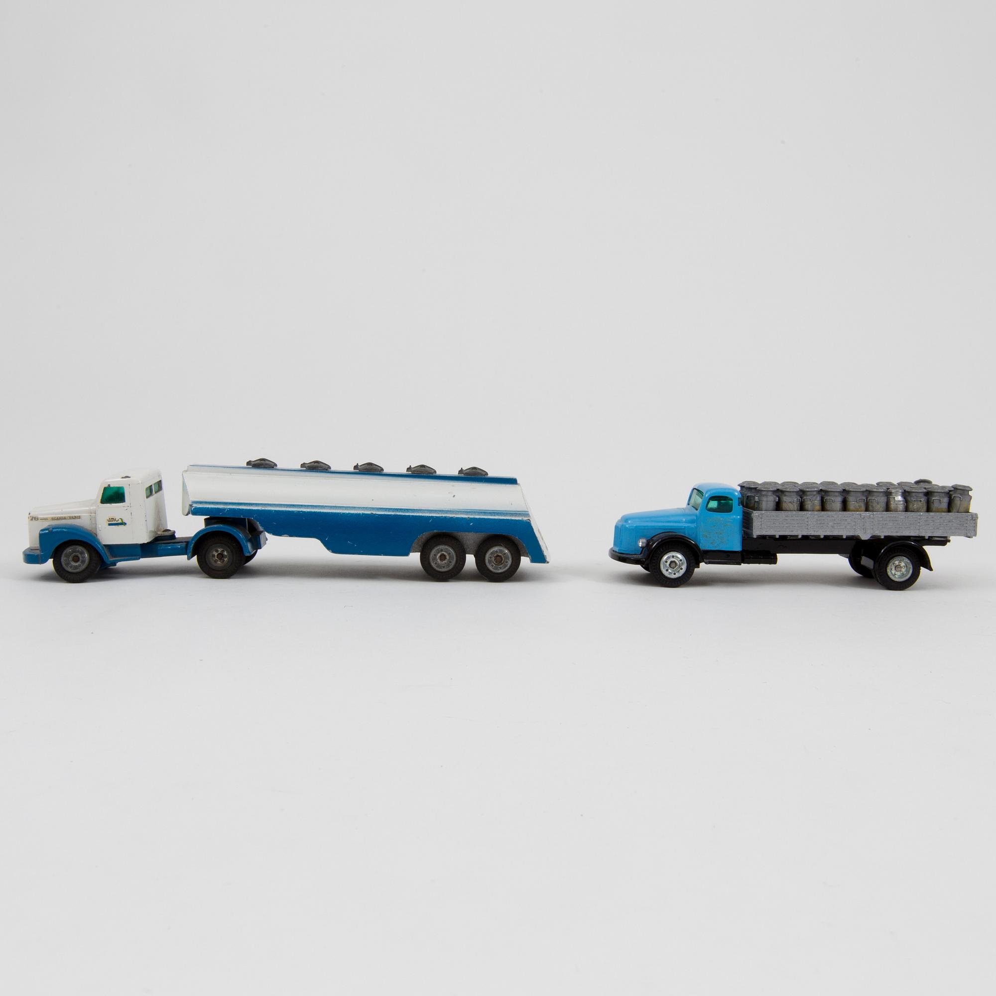 TEKNO, 4 stycken lastbilar, Danmark, 1960-tal.