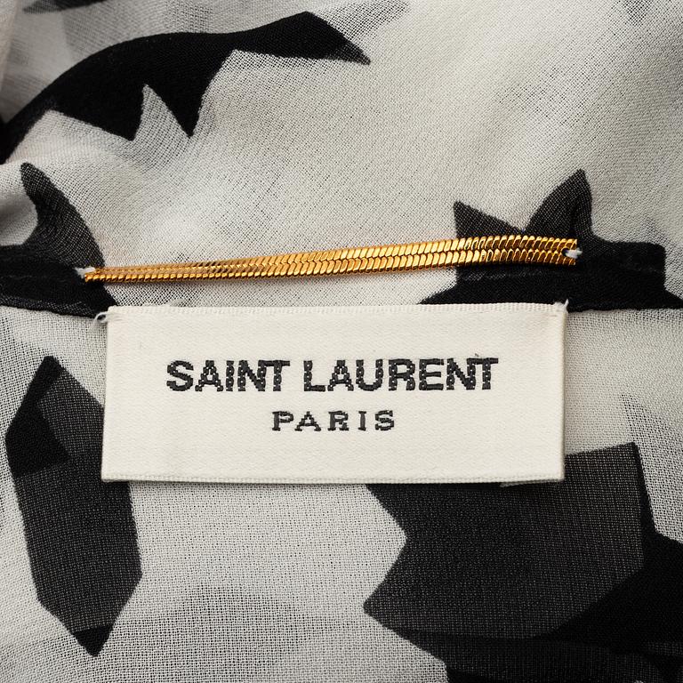 Yves Saint Laurent, a silk blouse, size 36.