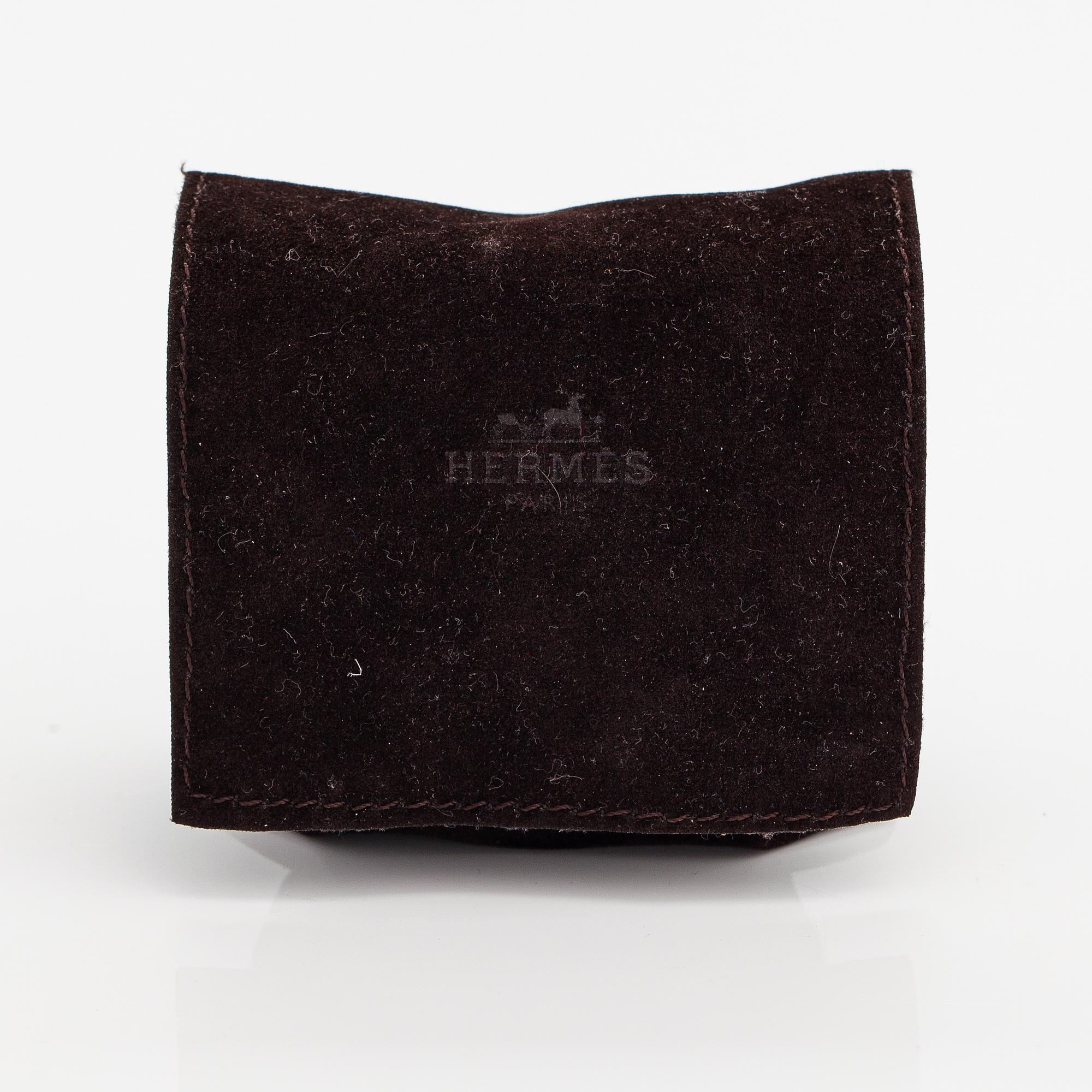 Hermès, A "H click" bracelet made of metal and enamel. Marked Hermès, S, Made in France.