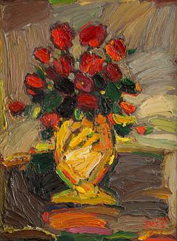 Arnold Eres, Still life with flowers.