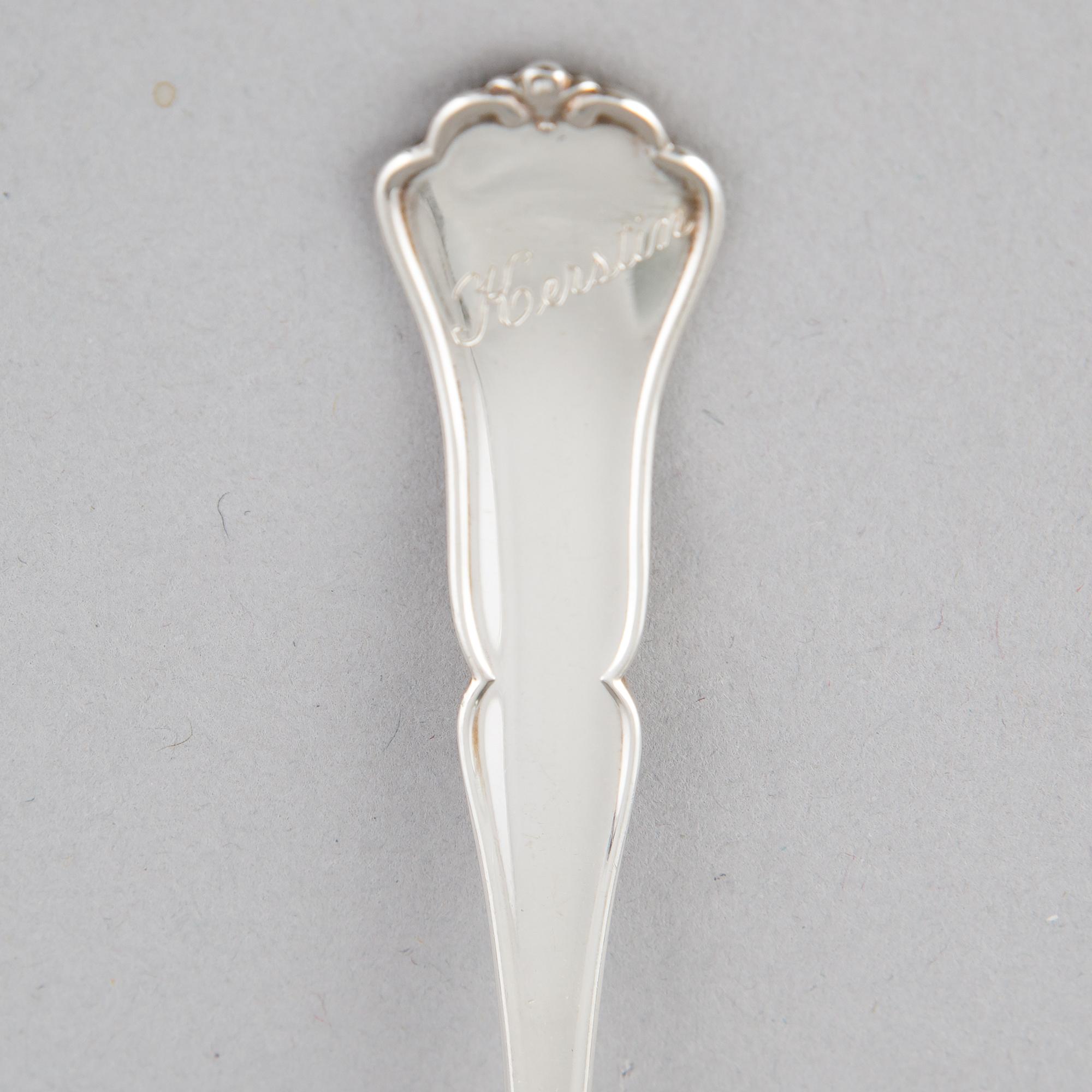 A Finnish silver cutlery, second half of the 20th century (63 pieces).
