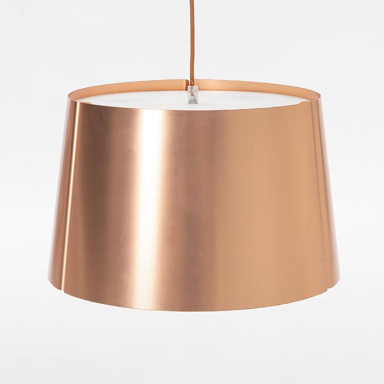 Jonas Lindvall, a model 'W 124 Large' copper ceiling light, Wästberg.