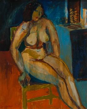 SVEN X:ET ERIXSON, olja på pannå. Sign.