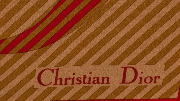 SCARF, 2 st, Celine samt Dior.