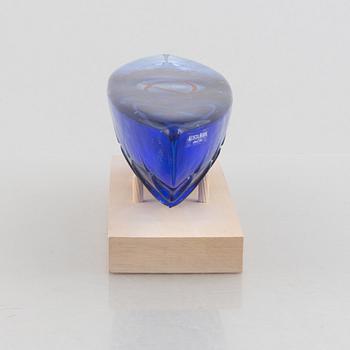 Bertil Vallien, a glass sculpture, Kosta Boda.