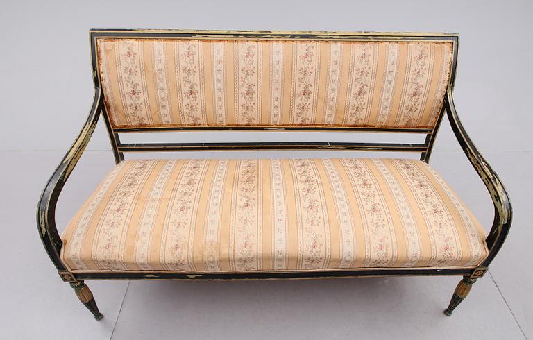 SOFFA, gustaviansk stil, 1800-talets andra hälft.