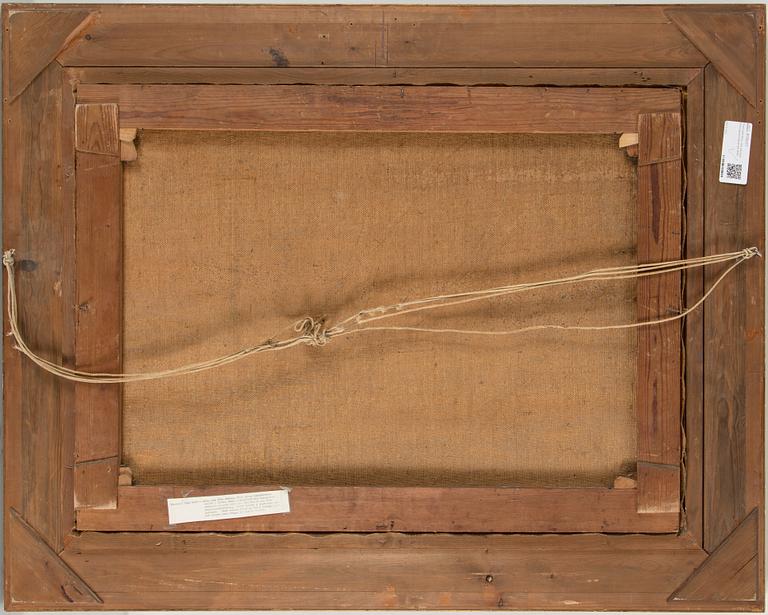 Thorvald Niss, oil on canvas, monogram signature 1899.