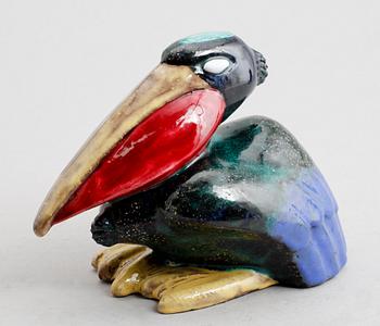 FIGUR, lergods, Taisto Kaasinen, Upsala Ekeby, 1900-talets mitt.
