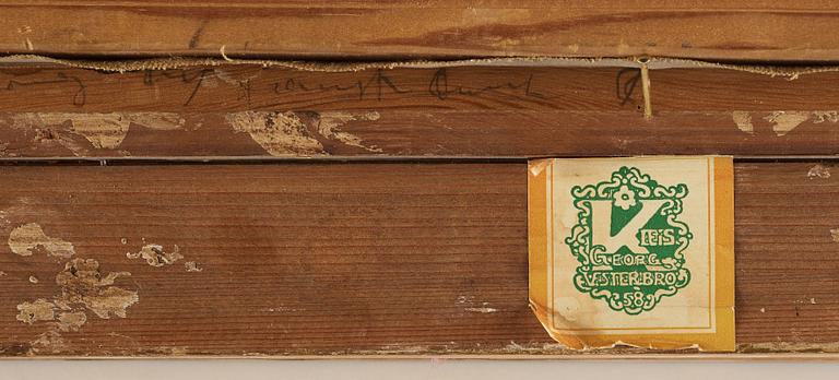 OLE RING,  Oil on canvas, signed.