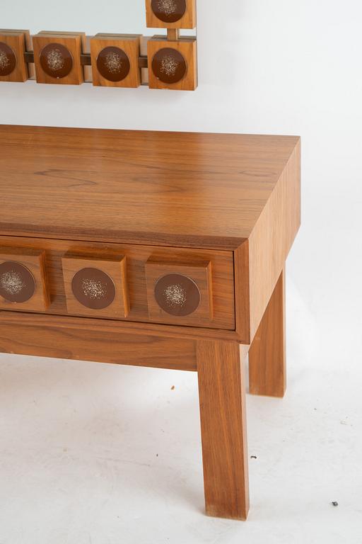 Ewa Wrangel och Lars Göran Nilsson, hallmöbel, AB Glas & trä, Hovmantorp, 1960/70-tal.