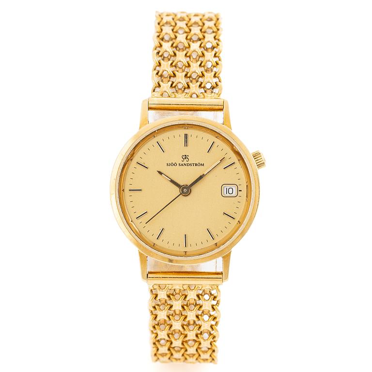 Sjöö Sandström, wristwatch, 24 mm.