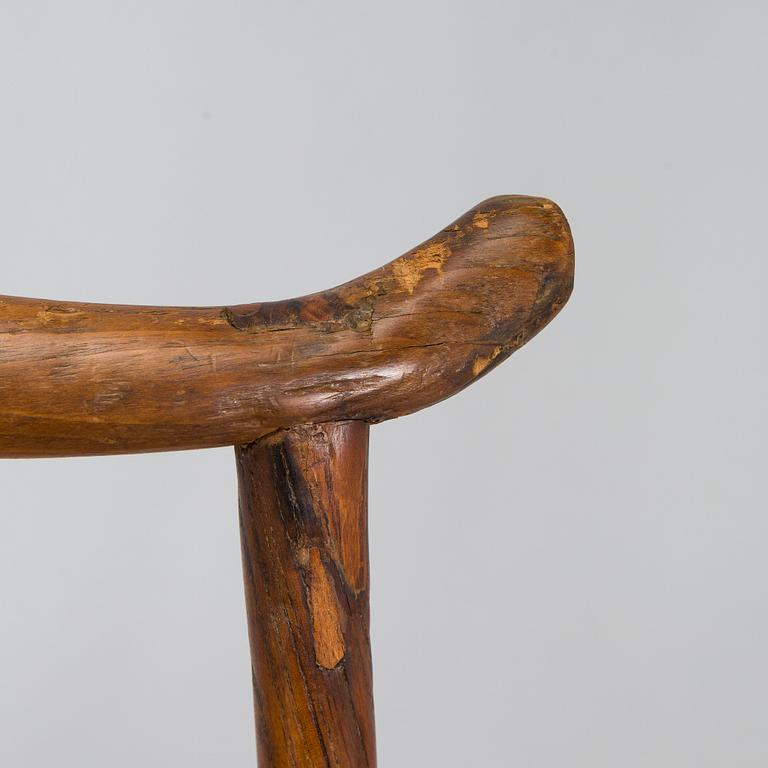 Two hardwood chairs. China. Qing dynasty. 19th century.