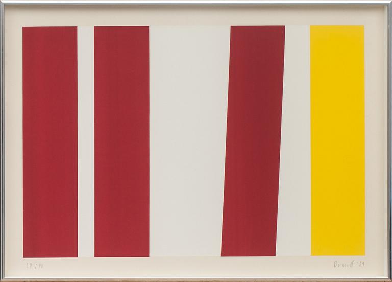 ANDREAS BRANDT, litografi, signerad, daterad -69 och numrerad 24/40.