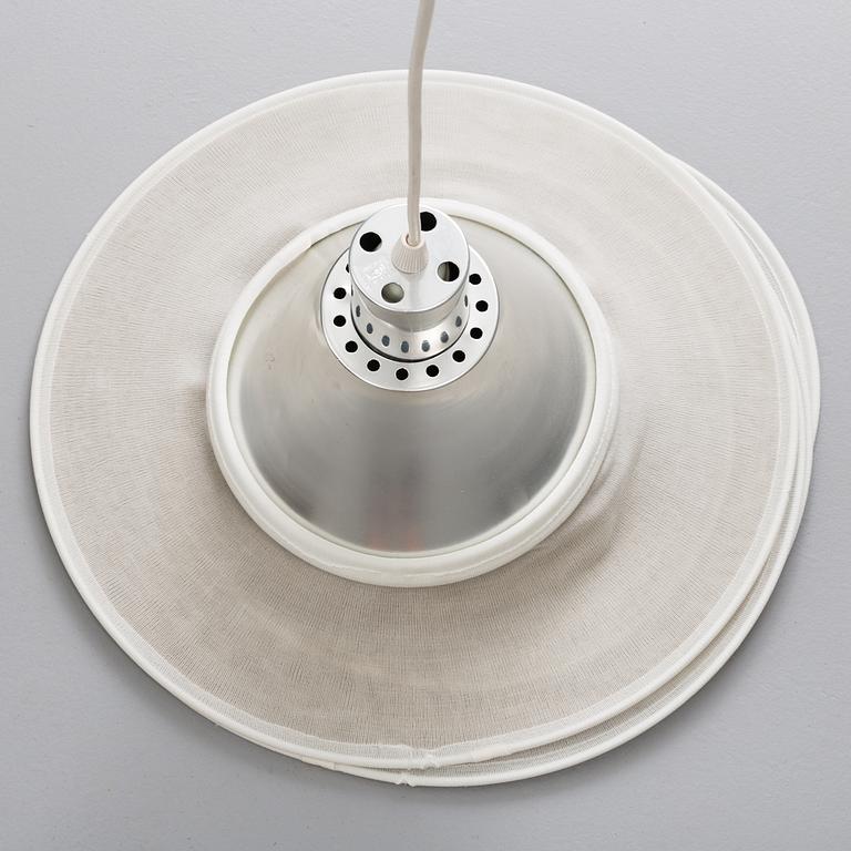 a 'Falkland' ceiling lamp by Bruno Munari, for Danese, Italy. Designed 1964.