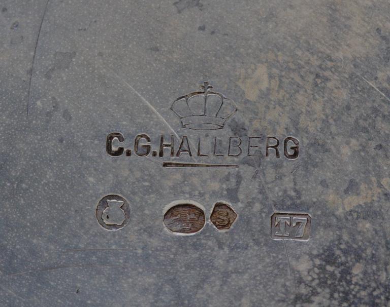 VAS, silver, C G Hallberg, Stockholm 1921.