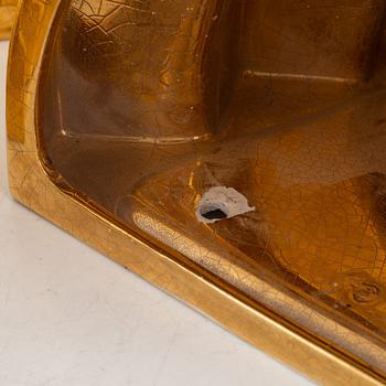 Louis Drimmer, a pair of wall lamps, France, later part of the 20th century.