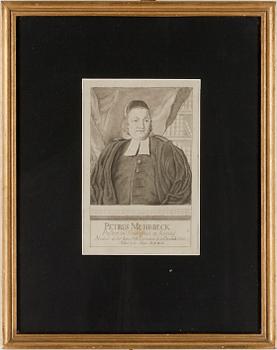 OKÄND KONSTNÄR, tuschlavering, 1700-tal.