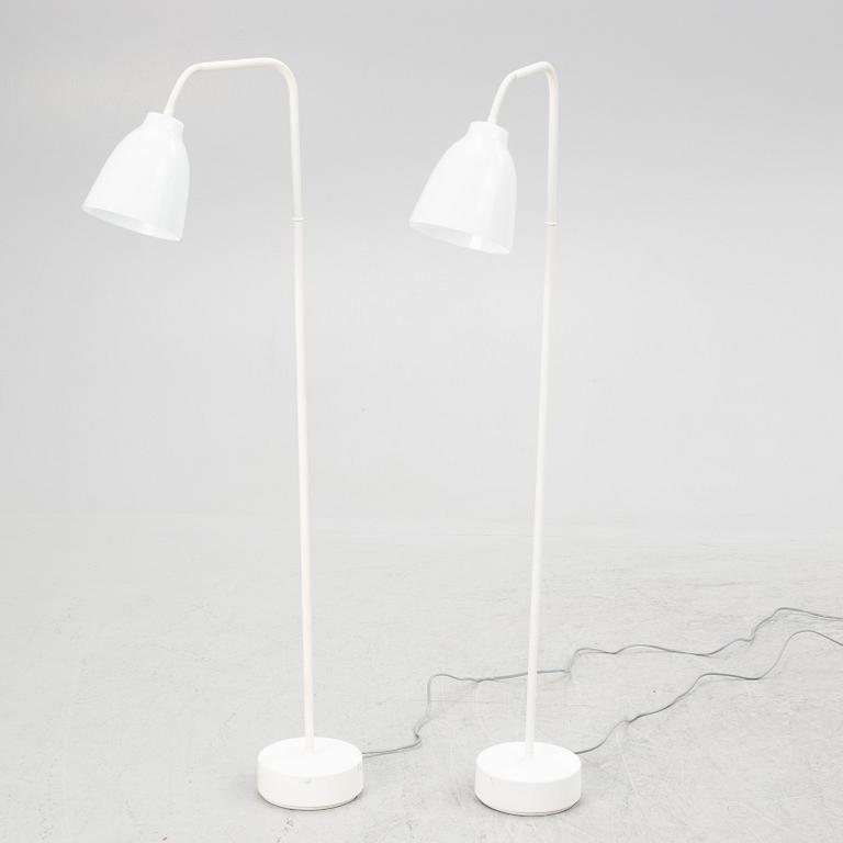 Cecilie Manz, a pair of floor lamps "Caravaggio", Denmark.