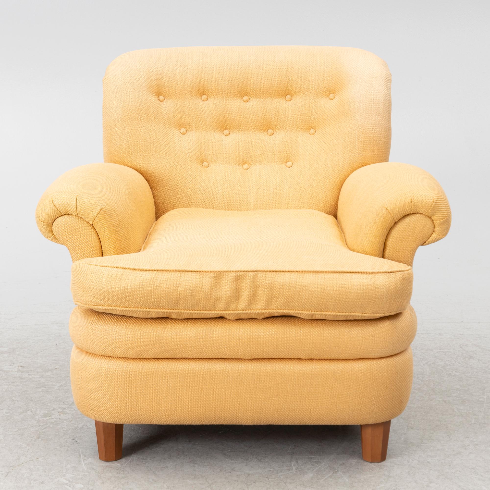 Josef Frank, fåtölj, modell 568, Firma Svenskt Tenn.