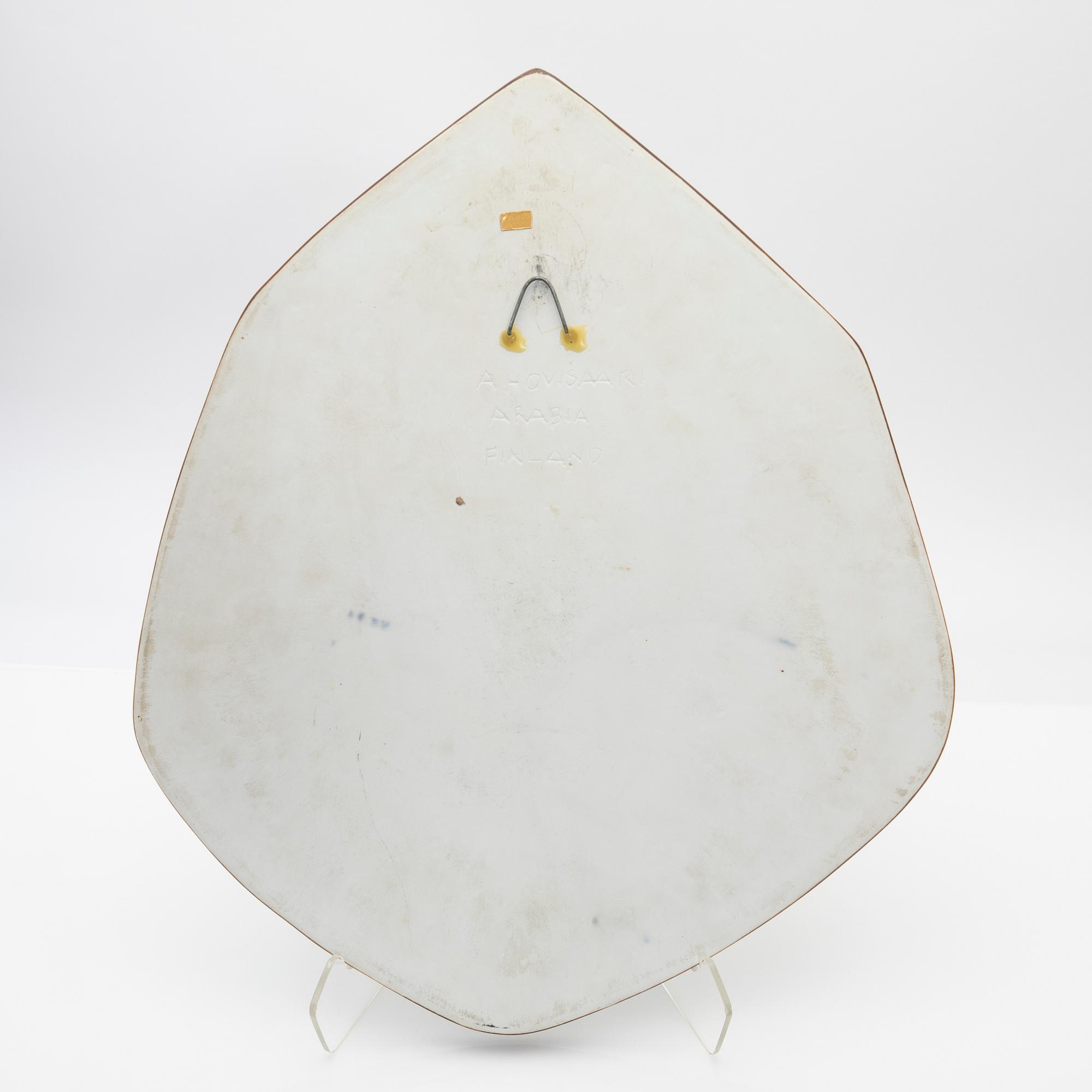 Annikki Hovisaari, Relief, stoneware, second half of the 20th century.