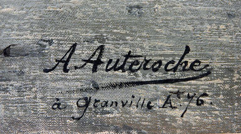 AUTEROCHE, ALFRED ÈLOI, olja på duk, sign o dat 76.