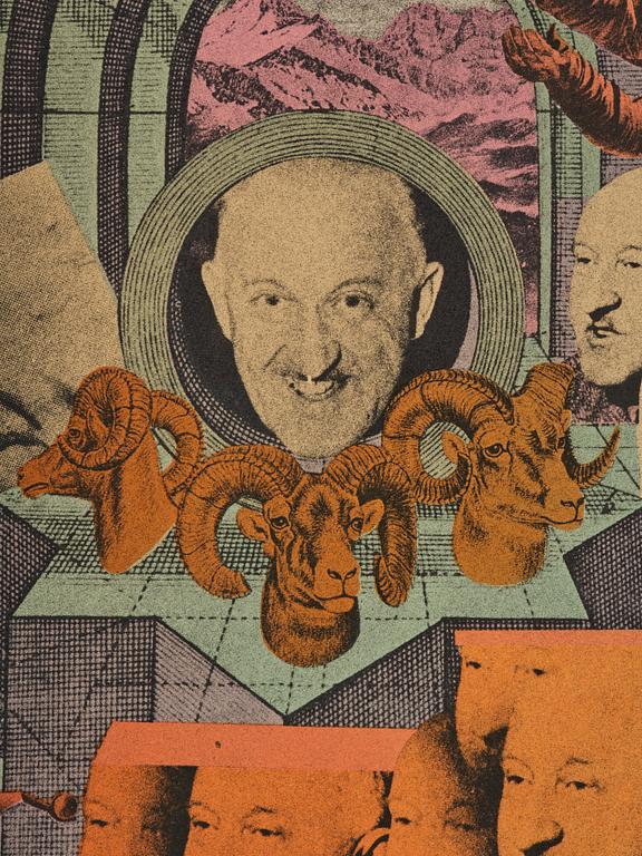 Erró, Utan titel ur: "Hommage aux Prix Nobel" (Nobelprismappen).