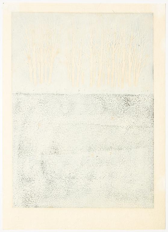 Fumio Fujita, "White Woods", 1973.