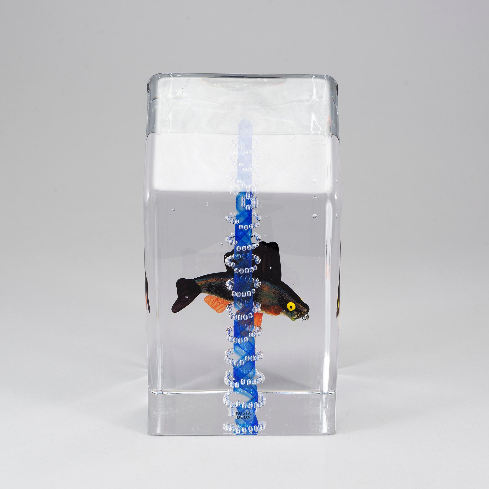 KJELL ENGMAN, glasskulptur, Kosta Boda, signerad nr 7/20.