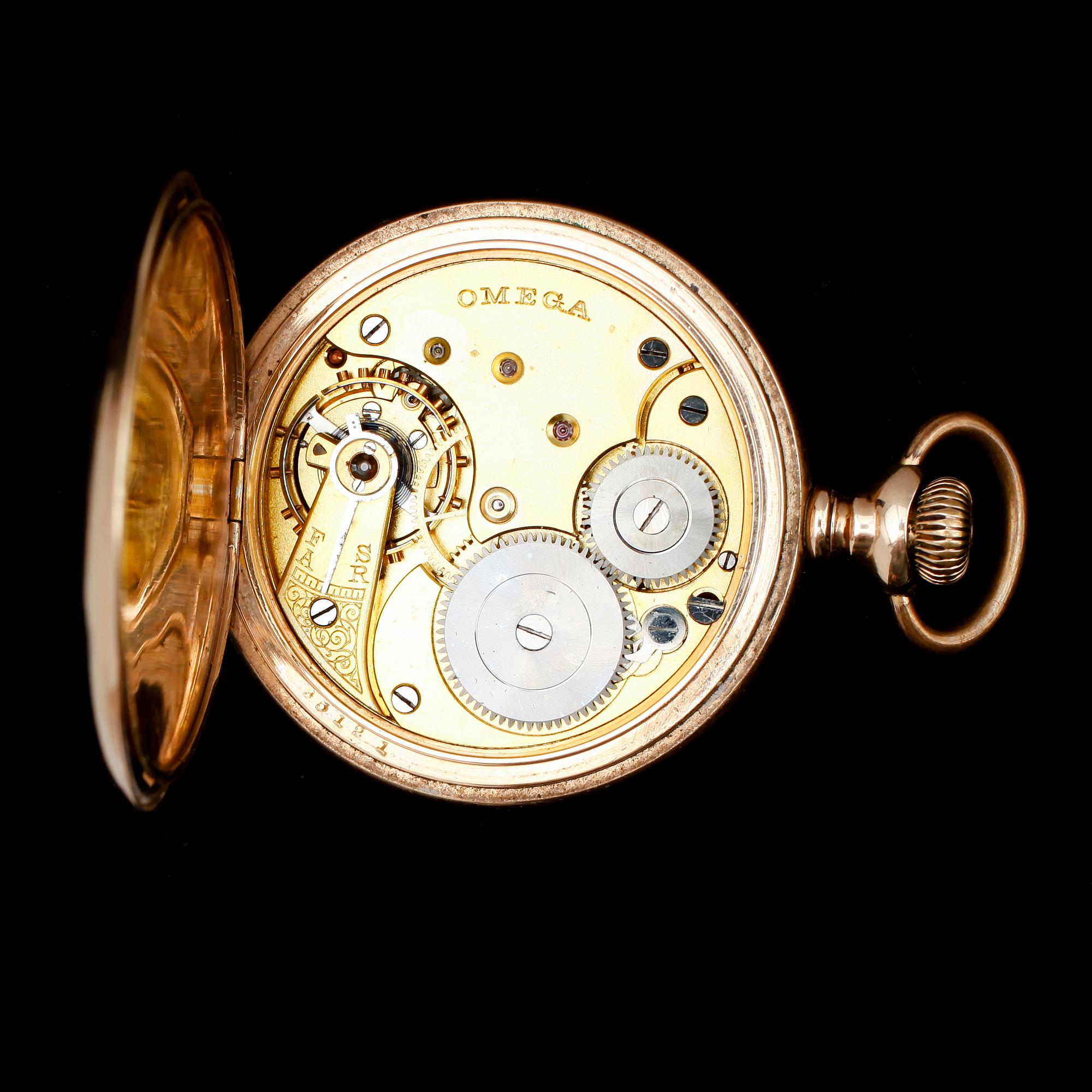 FICKUR, Omega, savonett, sekleskiftet 1900.
