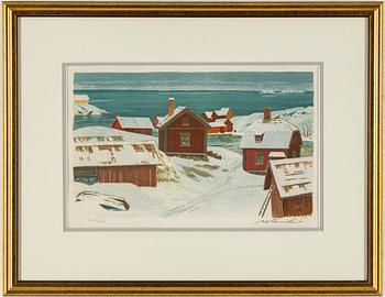 ROLAND SVENSSON, colour lithograph. Signed and numbered 258/360.