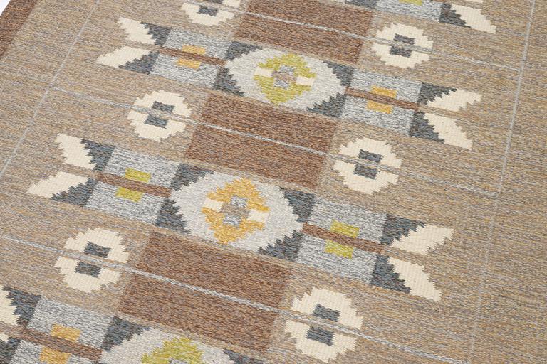 Ingegerd Silow, matta, rölakan, ca 240 x 160 cm.